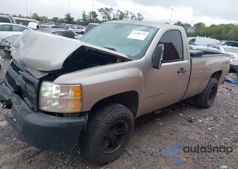 2009 Chevrolet Silverado 1500 Work Truck из США, поврежденный, VIN 1GCEK14X39Z207584